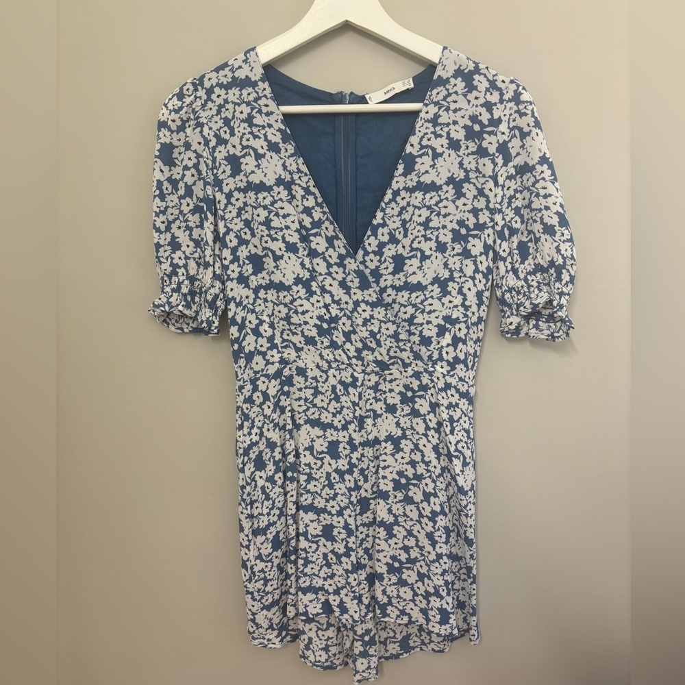 Mango floral romper
